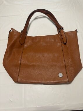 Vince Camuto Cognac Leather Shoulder Hobo